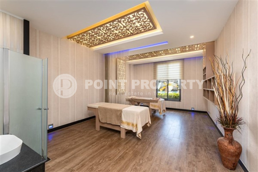 Furnished three-room penthouse, 101m², in a luxury complex in Avsallar, Alanya-id-2588-photo-7