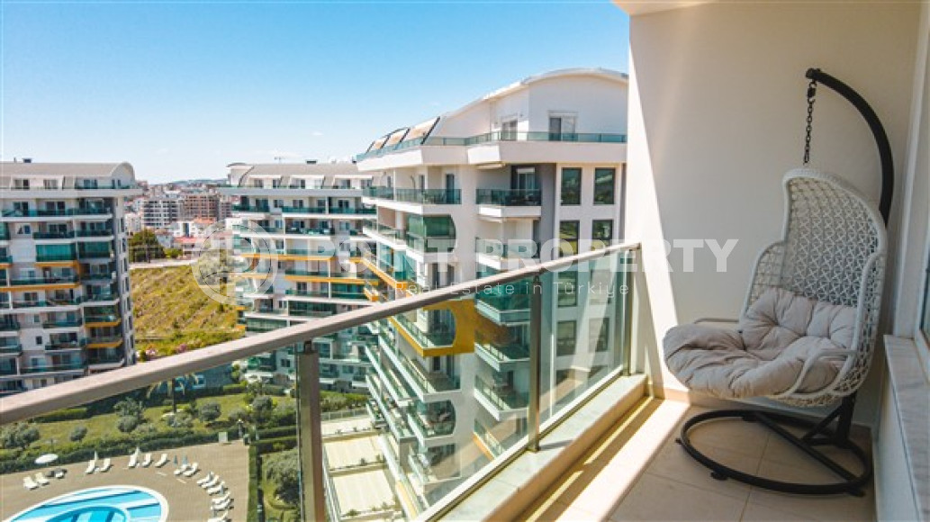 Furnished three-room penthouse, 101m², in a luxury complex in Avsallar, Alanya-id-2588-photo-8