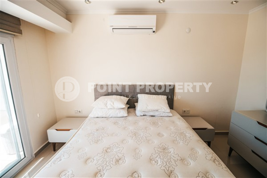 Furnished three-room penthouse, 101m², in a luxury complex in Avsallar, Alanya-id-2588-photo-15