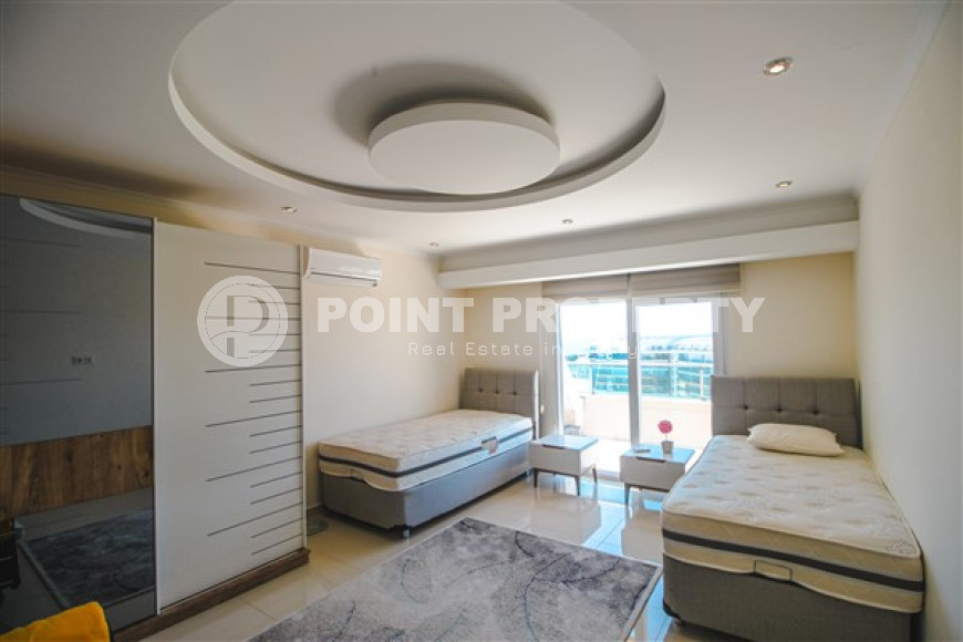 Furnished three-room penthouse, 101m², in a luxury complex in Avsallar, Alanya-id-2588-photo-17