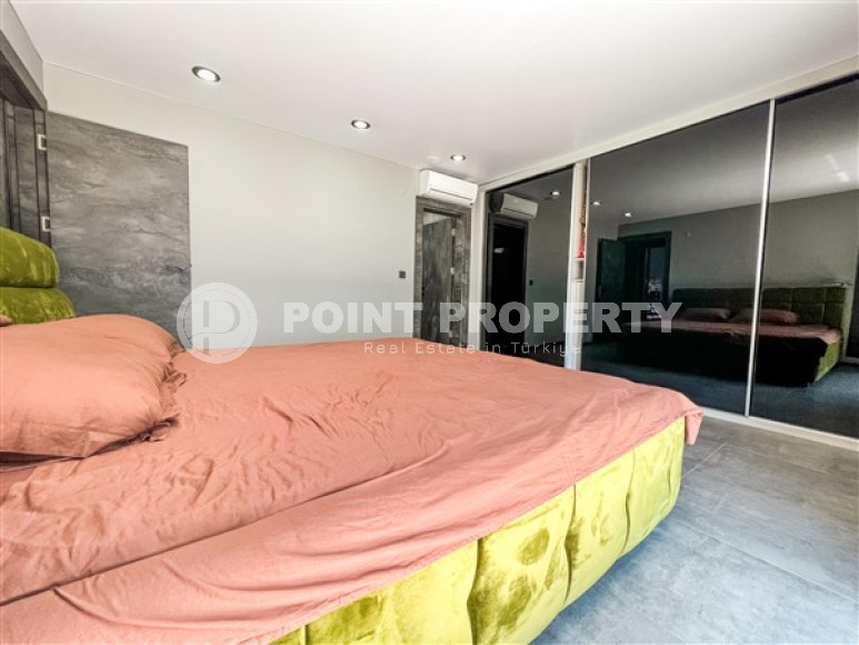 Меблированная частная трехкомнатная вилла, 140м². с панорамными видами в районе Алании – Каргыджак-id-2591-фото-3