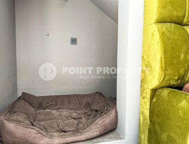 Меблированная частная трехкомнатная вилла, 140м². с панорамными видами в районе Алании – Каргыджак-id-2591-фото-4