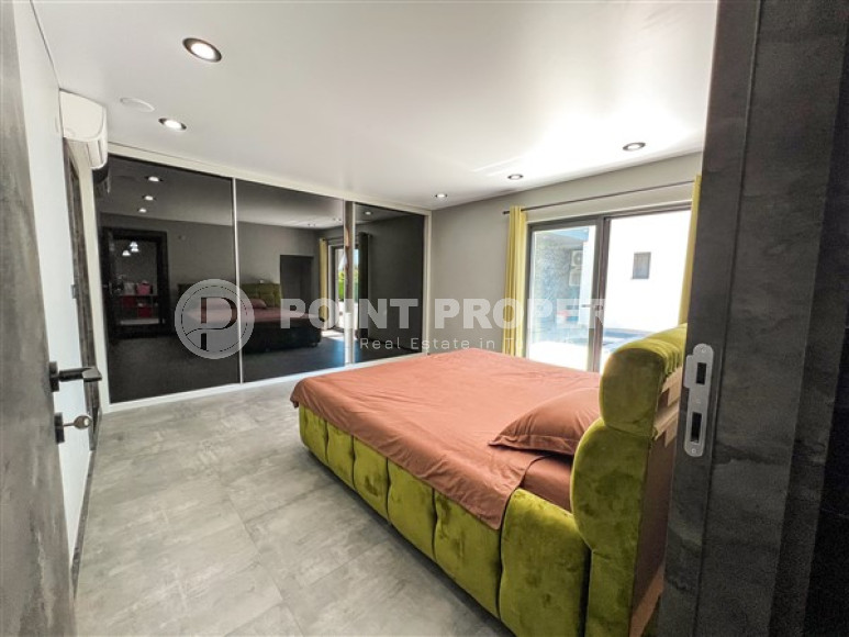 Меблированная частная трехкомнатная вилла, 140м². с панорамными видами в районе Алании – Каргыджак-id-2591-фото-7