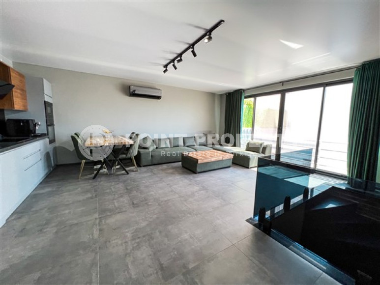 Меблированная частная трехкомнатная вилла, 140м². с панорамными видами в районе Алании – Каргыджак-id-2591-фото-18