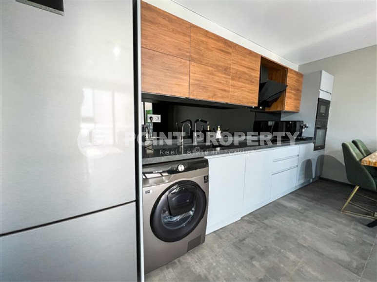 Меблированная частная трехкомнатная вилла, 140м². с панорамными видами в районе Алании – Каргыджак-id-2591-фото-19