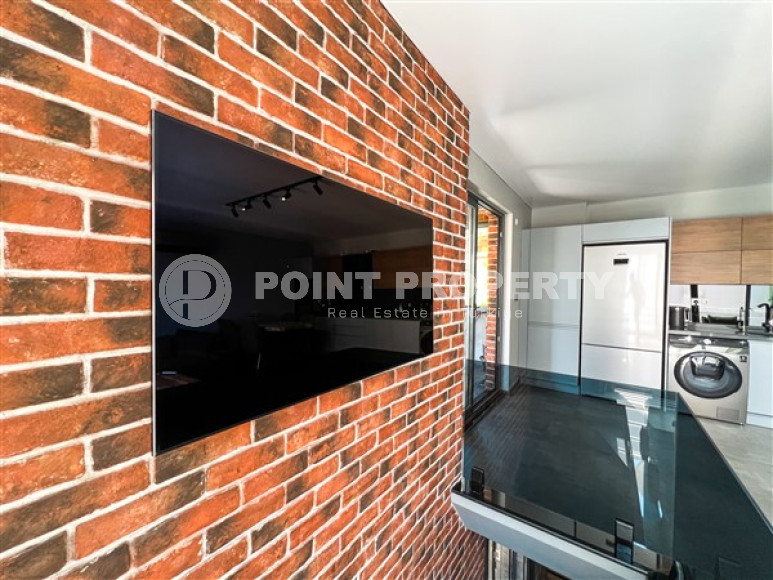 Меблированная частная трехкомнатная вилла, 140м². с панорамными видами в районе Алании – Каргыджак-id-2591-фото-21