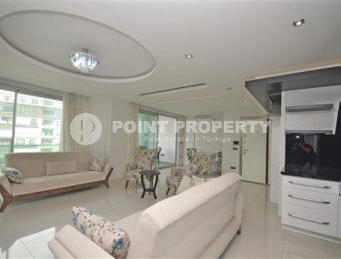 Шикарная квартира планировкой 2+1, с удивительным видом на Средиземное море. 350 метров до моря. Район Каргыджак-id-2594-фото-4