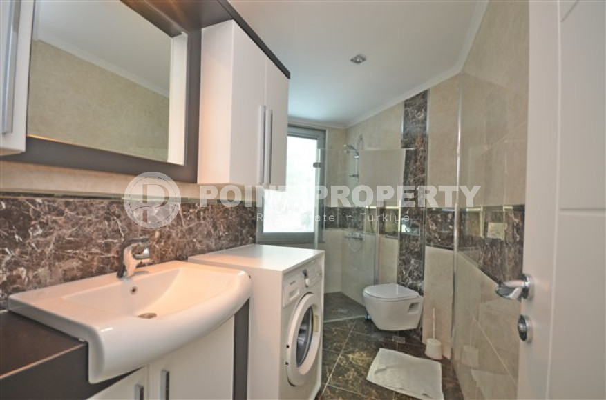 Шикарная квартира планировкой 2+1, с удивительным видом на Средиземное море. 350 метров до моря. Район Каргыджак-id-2594-фото-14