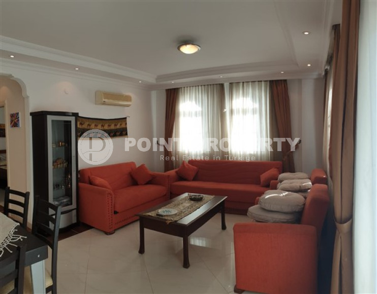 Двухкомнатная квартира в районе Конаклы, в 250 метрах от моря, площадью 110 м2 укомплектованная мебелью-id-2595-фото-4