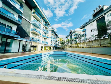 One-bedroom apartment with furniture in a new complex with infrastructure, 50 m², in the Upper Oba area, Alanya-id-2598-photo-1