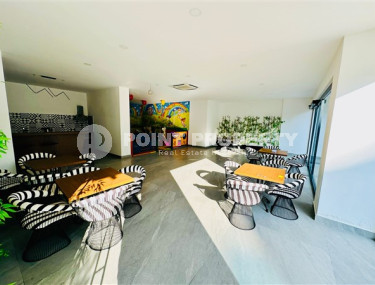 One-bedroom apartment with furniture in a new complex with infrastructure, 50 m², in the Upper Oba area, Alanya-id-2598-photo-2