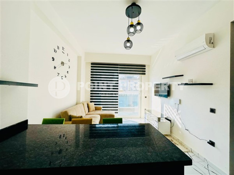 One-bedroom apartment with furniture in a new complex with infrastructure, 50 m², in the Upper Oba area, Alanya-id-2598-photo-6