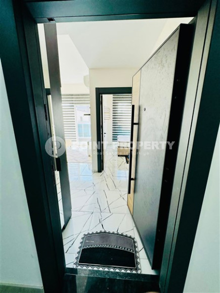 One-bedroom apartment with furniture in a new complex with infrastructure, 50 m², in the Upper Oba area, Alanya-id-2598-photo-10