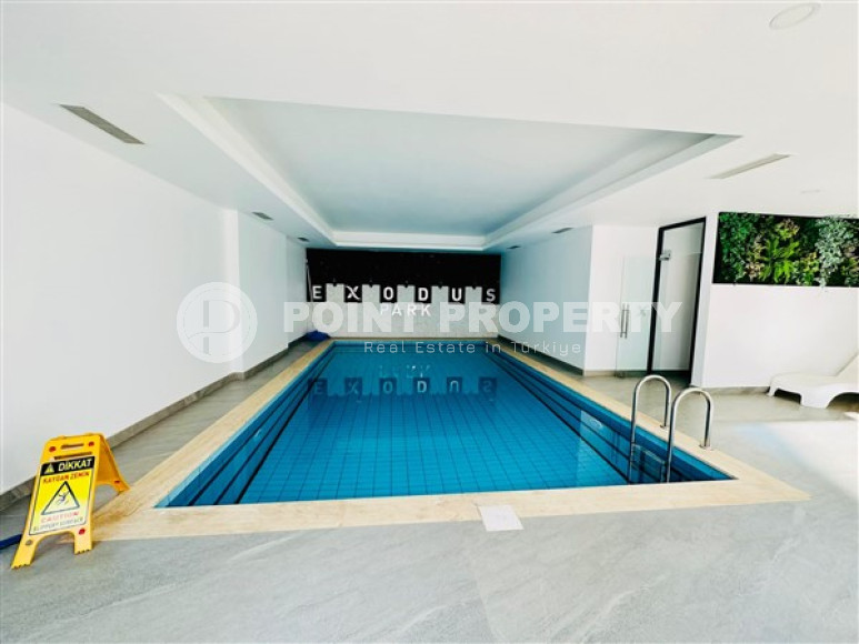 One-bedroom apartment with furniture in a new complex with infrastructure, 50 m², in the Upper Oba area, Alanya-id-2598-photo-15