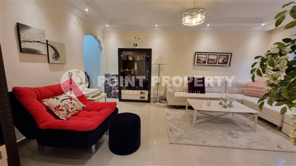 Three-room apartment with furniture in a complex with infrastructure, 90 m², 250 meters from the sea, in the Oba area, Alanya-id-2599-photo-6