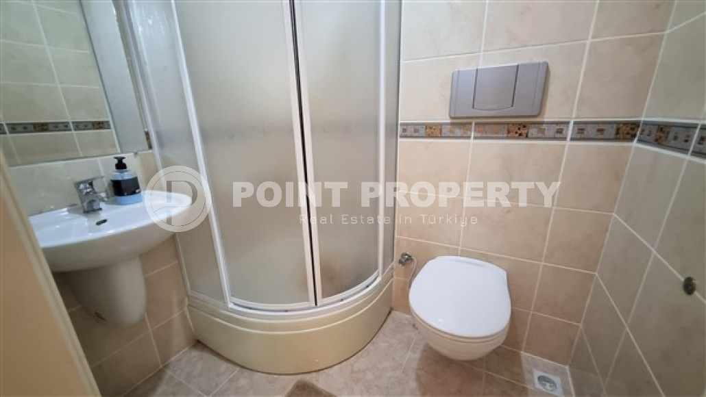 Трехкомнатная квартира с мебелью в комплексе с инфраструктурой, 90 м², в 250 метрах от моря, в районе Оба, Аланья-id-2599-фото-13