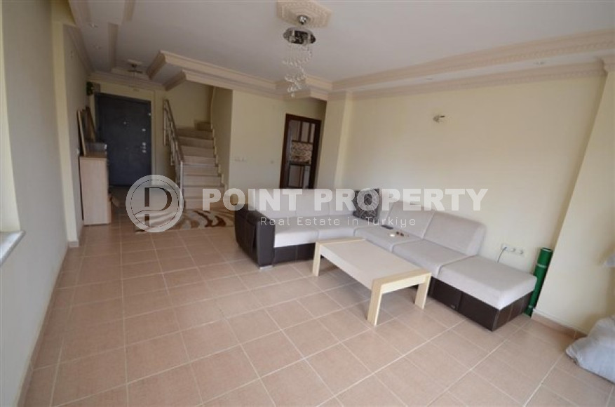 Spacious penthouse with four bedrooms, three bathrooms and two terraces in Oba, Alanya (4+1), 650 meters from the sea-id-2602-photo-2