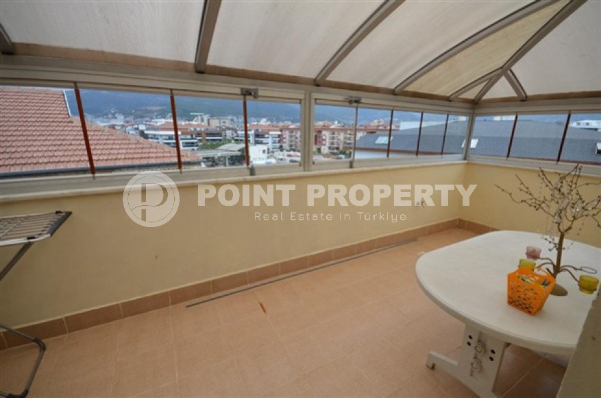 Spacious penthouse with four bedrooms, three bathrooms and two terraces in Oba, Alanya (4+1), 650 meters from the sea-id-2602-photo-12