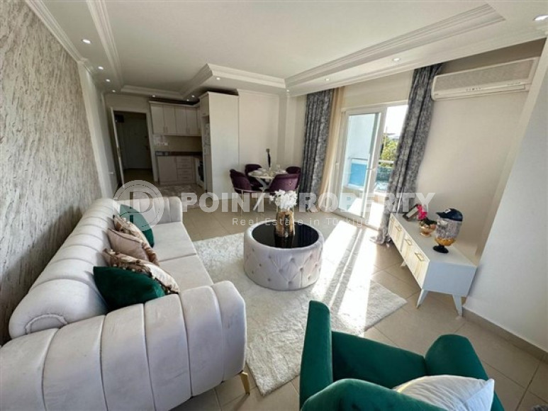 Cozy three-room apartment, ready to move in, 100 m², 1500 meters from the sea, in the Upper Oba area, Alanya-id-2603-photo-4