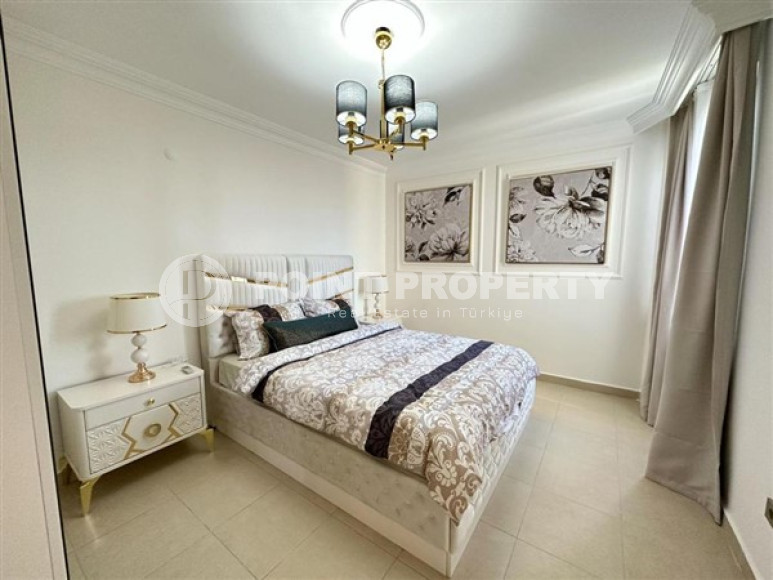 Cozy three-room apartment, ready to move in, 100 m², 1500 meters from the sea, in the Upper Oba area, Alanya-id-2603-photo-11