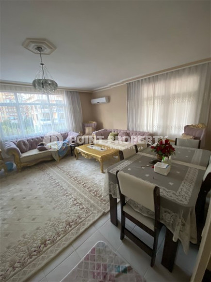 Трехкомнатная квартира, 110м² с отдельной кухней, в резиденции в 250м от моря в районе Алании Тосмур-id-2606-фото-4