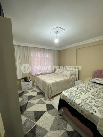 Трехкомнатная квартира, 110м² с отдельной кухней, в резиденции в 250м от моря в районе Алании Тосмур-id-2606-фото-12