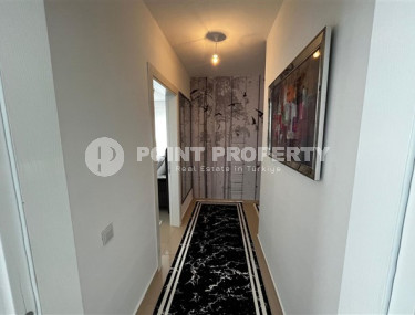 Уютная квартира с двумя спальнями, 112м², в грандиозной элитной резиденции района Каргыджак, Алания.-id-2616-фото-3