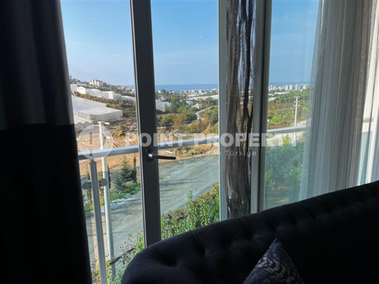 Уютная квартира с двумя спальнями, 112м², в грандиозной элитной резиденции района Каргыджак, Алания.-id-2616-фото-16