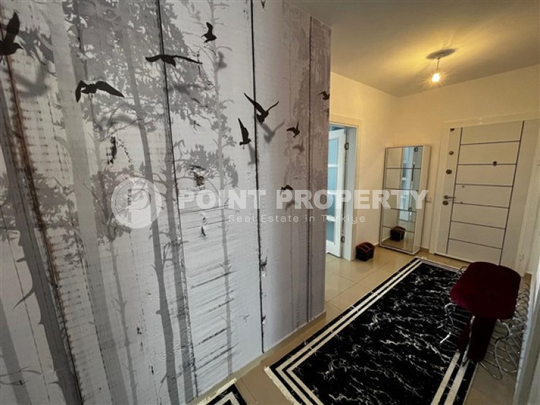 Уютная квартира с двумя спальнями, 112м², в грандиозной элитной резиденции района Каргыджак, Алания.-id-2616-фото-18