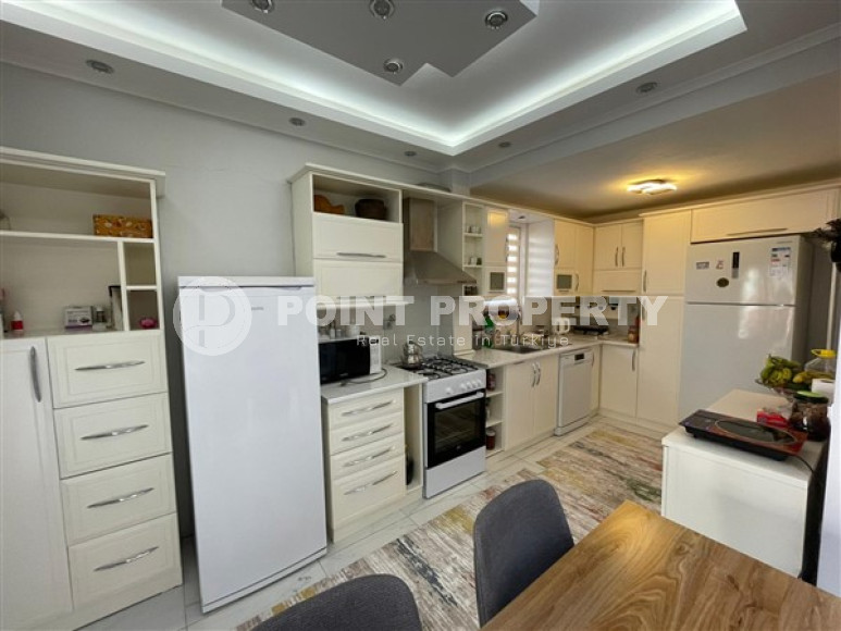 Пентхаус с тремя спальнями, 150м², в уютной резиденции района Тосмур, Алания, в 250м от моря-id-2626-фото-5