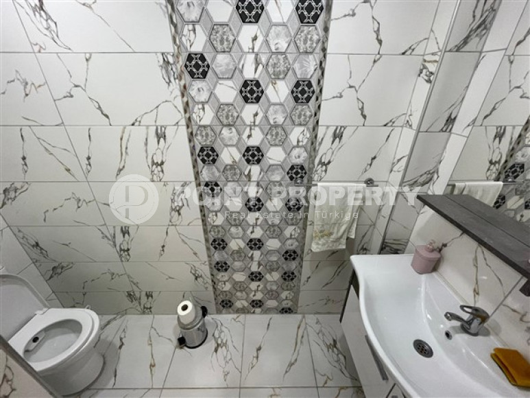 Пентхаус с тремя спальнями, 150м², в уютной резиденции района Тосмур, Алания, в 250м от моря-id-2626-фото-9