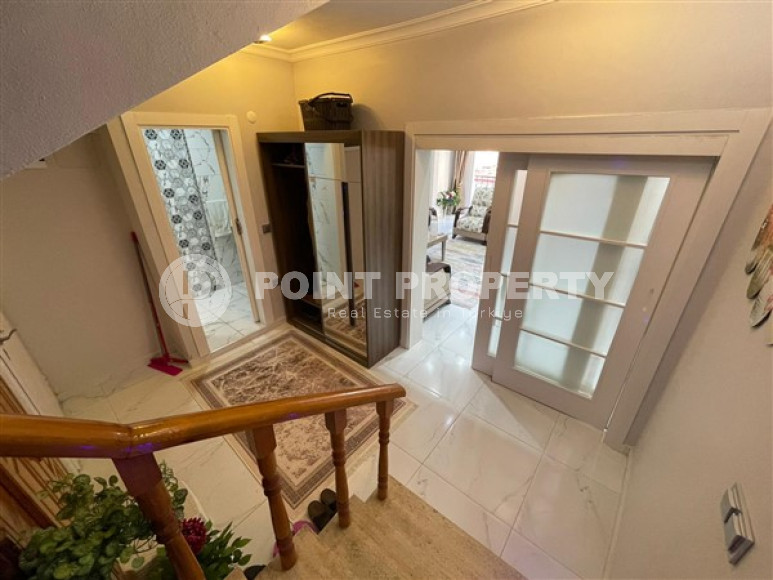 Пентхаус с тремя спальнями, 150м², в уютной резиденции района Тосмур, Алания, в 250м от моря-id-2626-фото-11