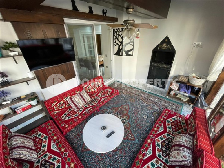 Пентхаус с тремя спальнями, 150м², в уютной резиденции района Тосмур, Алания, в 250м от моря-id-2626-фото-13