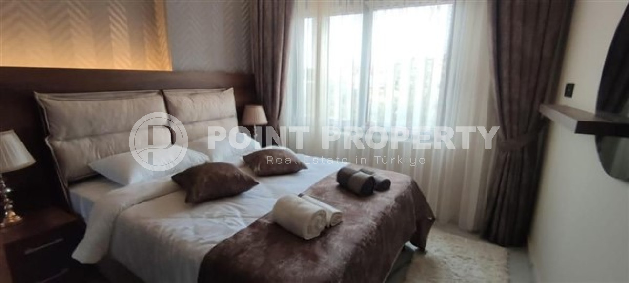 Двухкомнатная квартира, 45м², с пакетом мебели. в новой резиденции с инфраструктурой в Оба, Алания-id-2630-фото-8