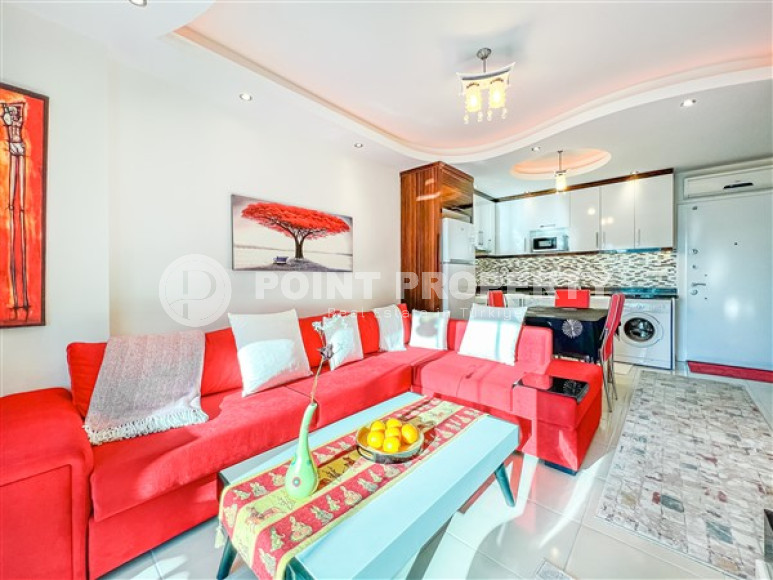 Furnished one bedroom apartment, 51m², in an elite complex in Mahmutlar, Alanya-id-2632-photo-6