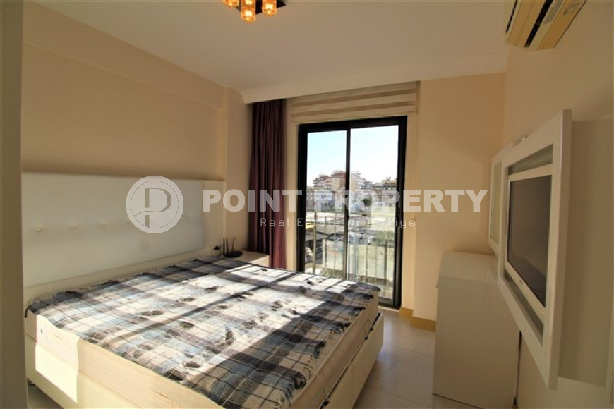 One-room apartment, 54 m², with furniture and household appliances in an elite residence near Cleopatra Beach, Alanya-id-2636-photo-7