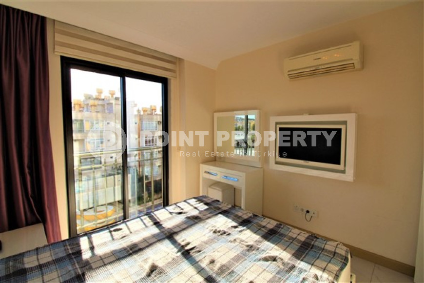 One-room apartment, 54 m², with furniture and household appliances in an elite residence near Cleopatra Beach, Alanya-id-2636-photo-8