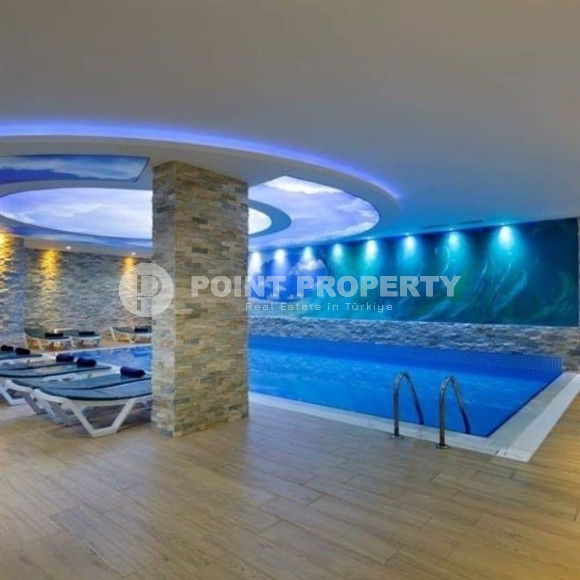 One-room apartment, 54 m², with furniture and household appliances in an elite residence near Cleopatra Beach, Alanya-id-2636-photo-15