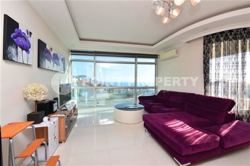 Furnished penthouse 2+1, 103m², with panoramic views of the Mediterranean Sea in the center of Alanya-id-2637-photo-8