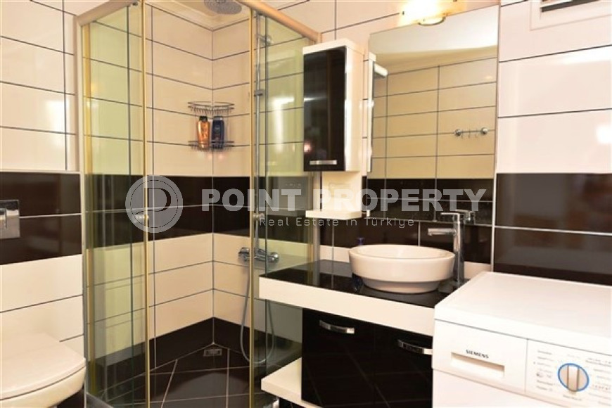 Меблированный пентхаус 2+1, 103м², с панорамными видами на Средиземное море в центре Алании-id-2637-фото-17