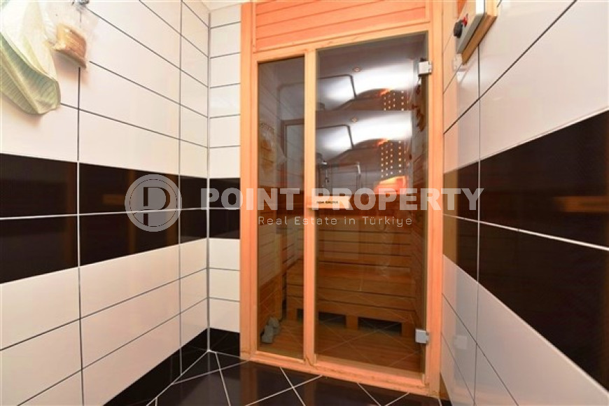 Меблированный пентхаус 2+1, 103м², с панорамными видами на Средиземное море в центре Алании-id-2637-фото-24