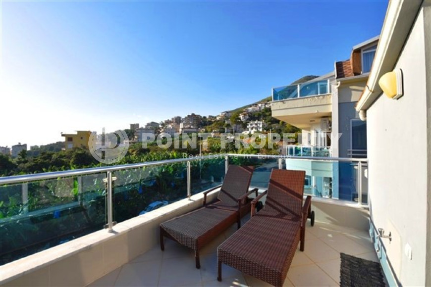 Меблированный пентхаус 2+1, 103м², с панорамными видами на Средиземное море в центре Алании-id-2637-фото-30