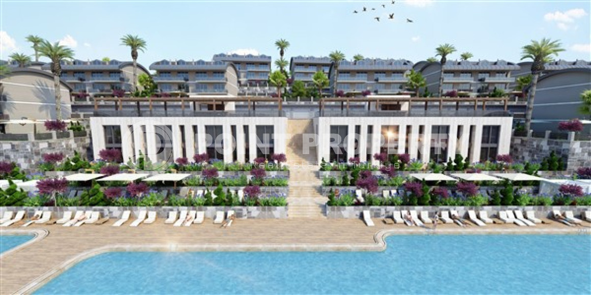 Large selection of apartments of different layouts, 55-300 m², in a large-scale project in the Alanya region - Konakli-id-2642-photo-2
