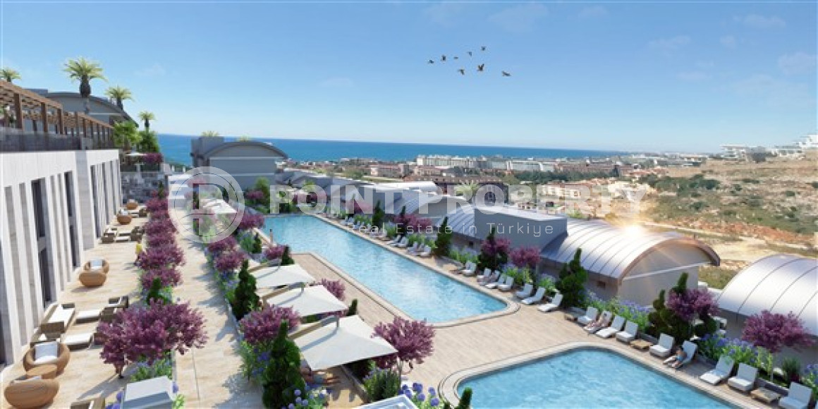 Large selection of apartments of different layouts, 55-300 m², in a large-scale project in the Alanya region - Konakli-id-2642-photo-3