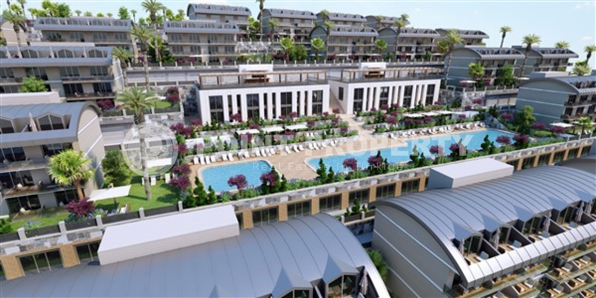Large selection of apartments of different layouts, 55-300 m², in a large-scale project in the Alanya region - Konakli-id-2642-photo-10