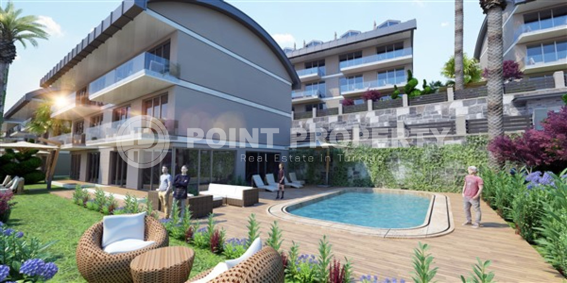 Large selection of apartments of different layouts, 55-300 m², in a large-scale project in the Alanya region - Konakli-id-2642-photo-14