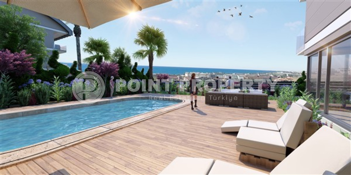 Large selection of apartments of different layouts, 55-300 m², in a large-scale project in the Alanya region - Konakli-id-2642-photo-15