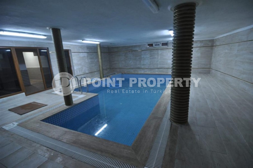 Готовая к проживанию, двухкомнатная квартира, 50м², в 300м от пляжа Клеопатры, Алания-id-1230-фото-14