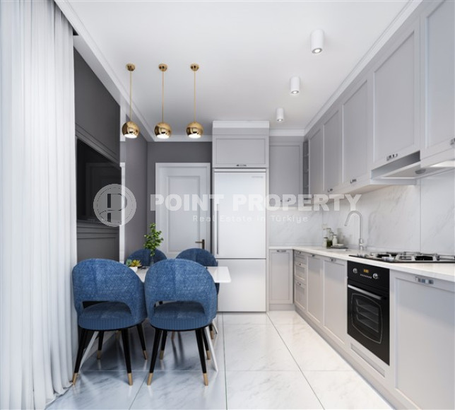 New complex with hotel infrastructure, apartments 54 m2, for residence or investment, in the Alanya area, Avsallar-id-2648-photo-7