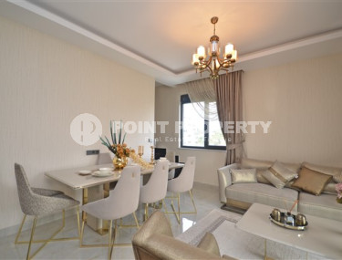 Роскошный, трёхкомнатный пентхаус с изысканным интерьером в районе Каргыджак, Аланья, площадью 124 м2-id-2649-фото-3